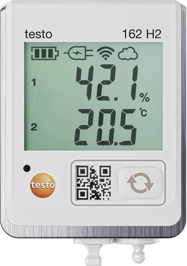 testo 162 H2 multifunkční datalogger teplota, vlhkost vzduchu         vč. držáku na stěnu