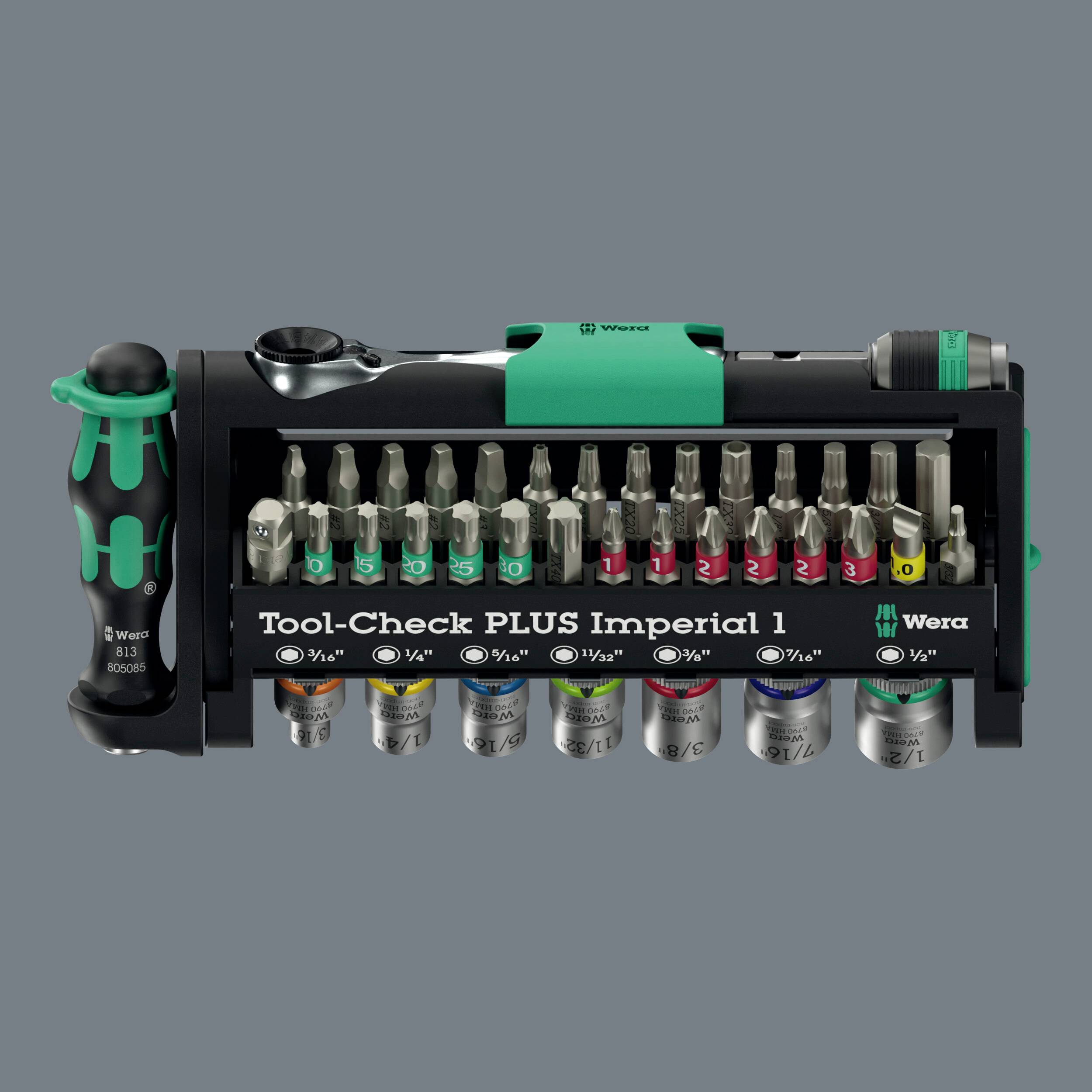 Wera Tool-Check PLUS Imperial 1 05049060001 bit Torq, 39dílná, TORX, 1/4" (6,3 mm)-1