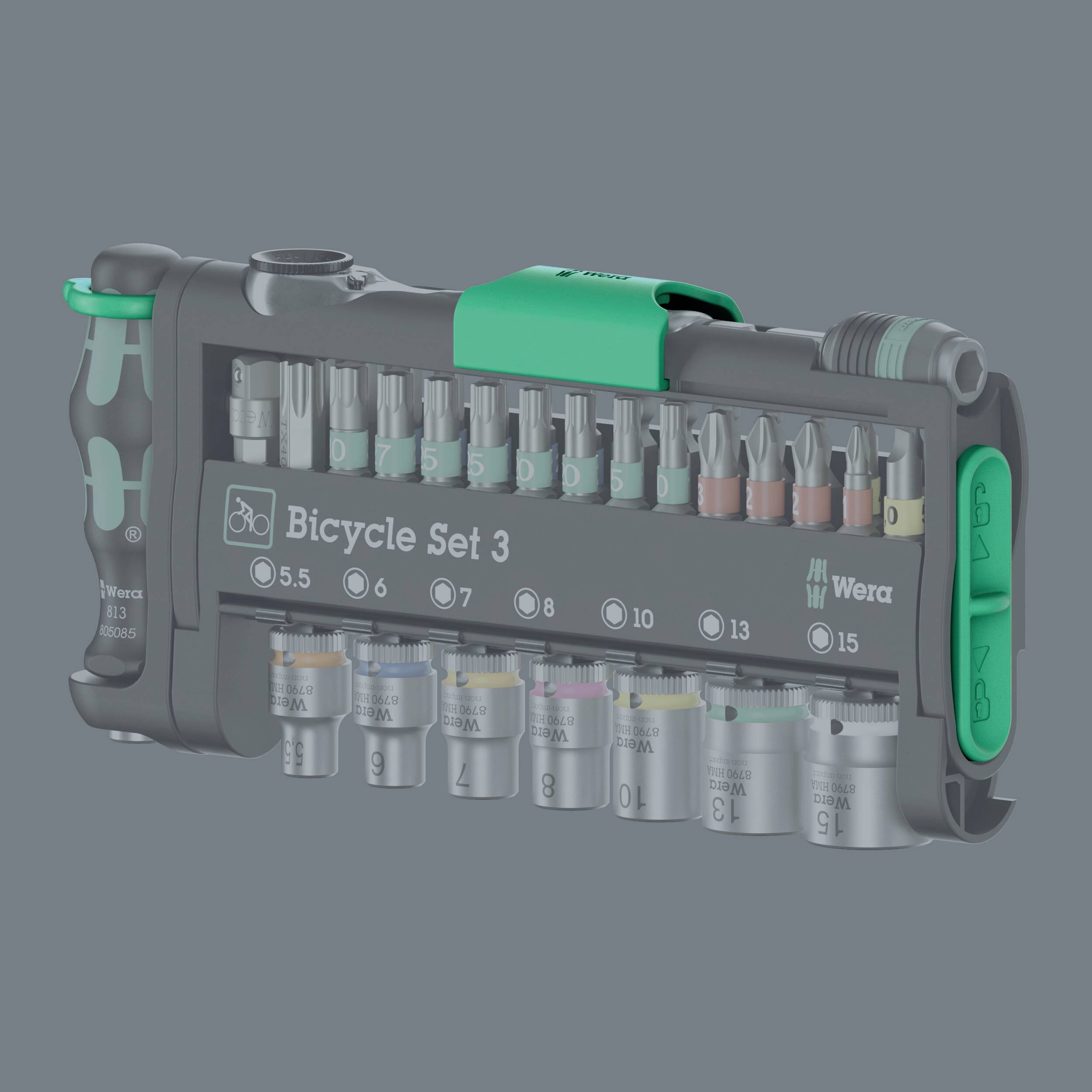 Wera Bicycle Set 3 2025 05004187001 sada bitů, PH, 1/4" (6,3 mm)-2