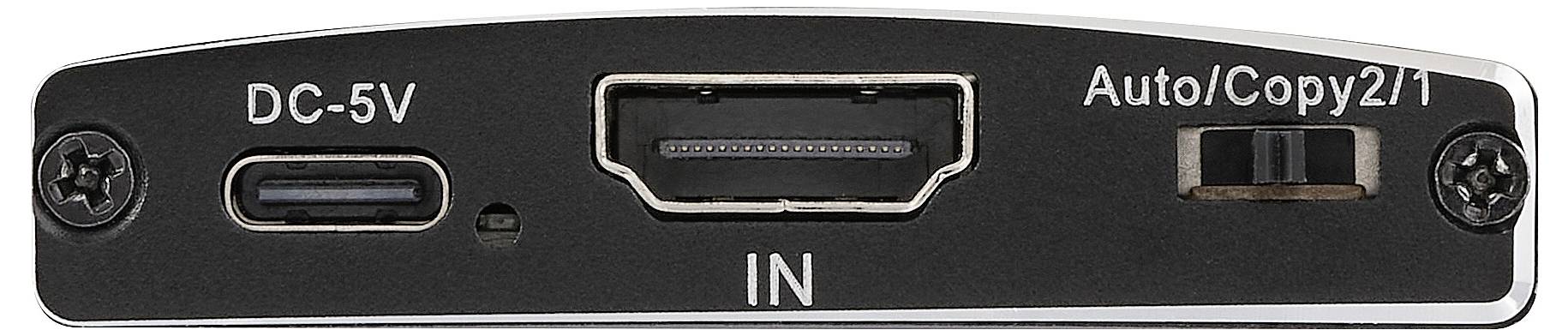 SpeaKa Professional SP-HDMIS-200 HDMI rozbočovač s hliníkovým krytem, UHD 3840 x 2160 Pixel černá-2