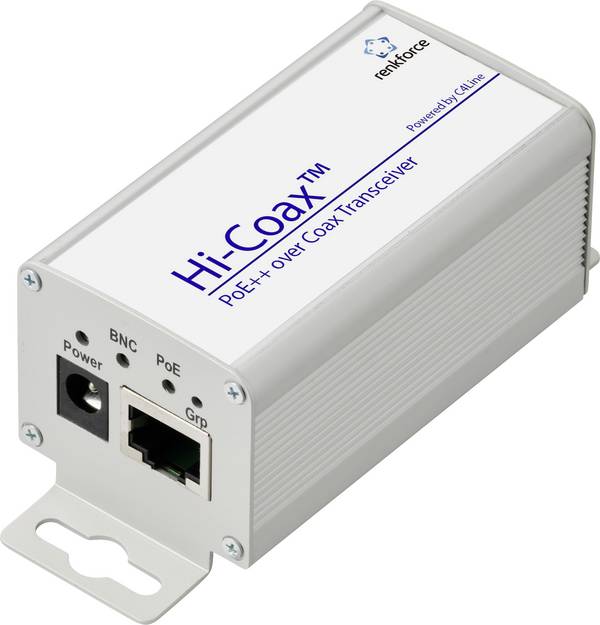 <br>  Renkforce<br>  RF-6861944<br>  PoE++ over Coax Transceiver<br>  koaxiální<br>  dosah (max.): 300 m<br>  1 ks<br>  100 MBit/s<br>  s funkcí PoE<br>