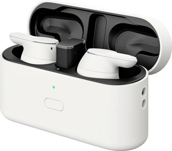 EPOS ADAPT E1  Headset do uší (In Ear) Bez kabelu, Bluetooth® stereo bílá Potlačení hluku, Redukce šumu mikrofonu headset, Nabíjecí pouzdro, odolné vůči potu telefon