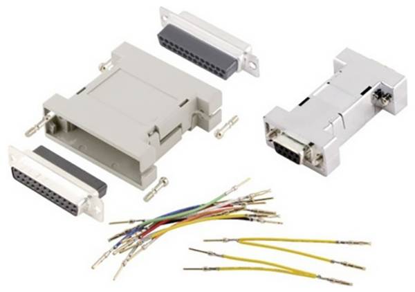 MH Connectors  D-SUB adaptér D-SUB zástrčka 25pólová - D-SUB zásuvka 25pólová  1 ks