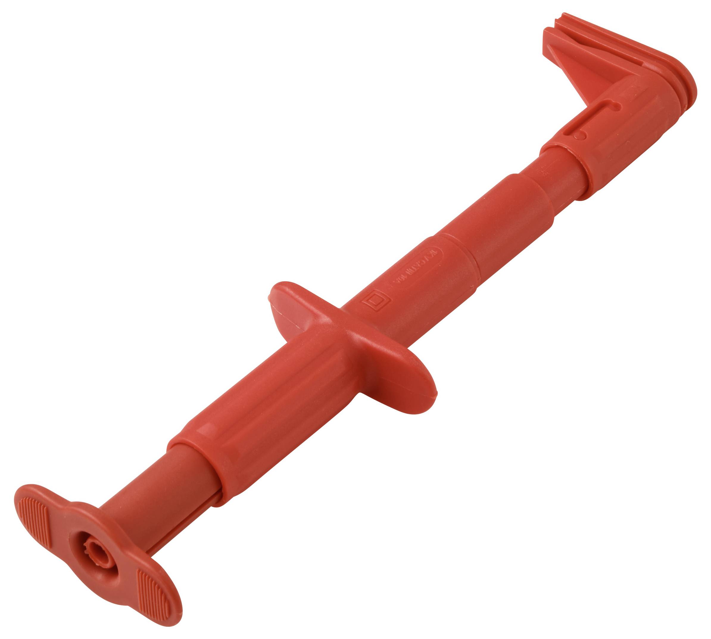 VOLTCRAFT MSK-140 Rot bezpečnostní měřicí svorka pro přípojnicekonektor 4 mm;CAT III 1000 V 10 A červená-1