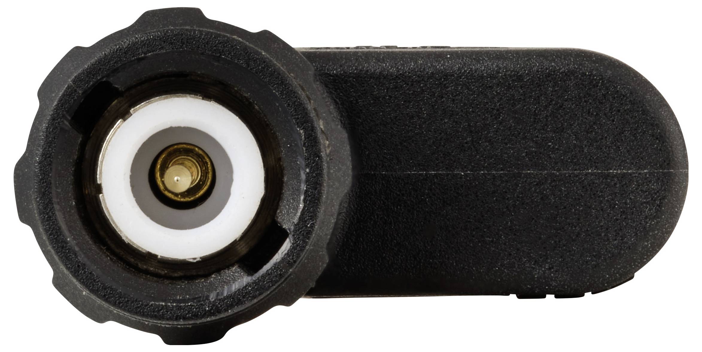 VOLTCRAFT MSC-110 adaptérový konektor, BNC zástrčka - zásuvka 4 mm, rovná, izolovaná, černá-1