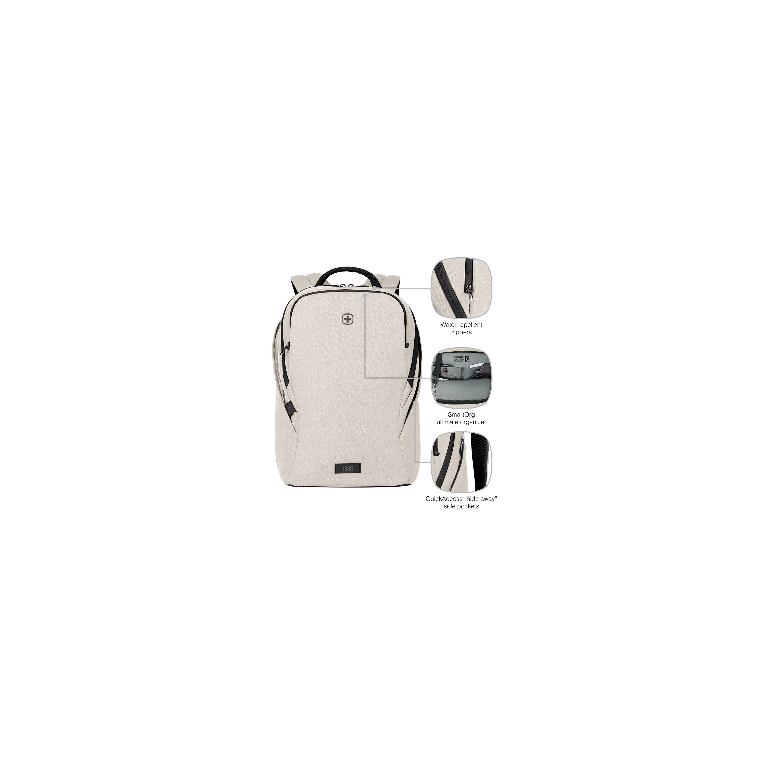 Wenger batoh na notebooky MX Light, max. 40,6 cm (16") , písková-5