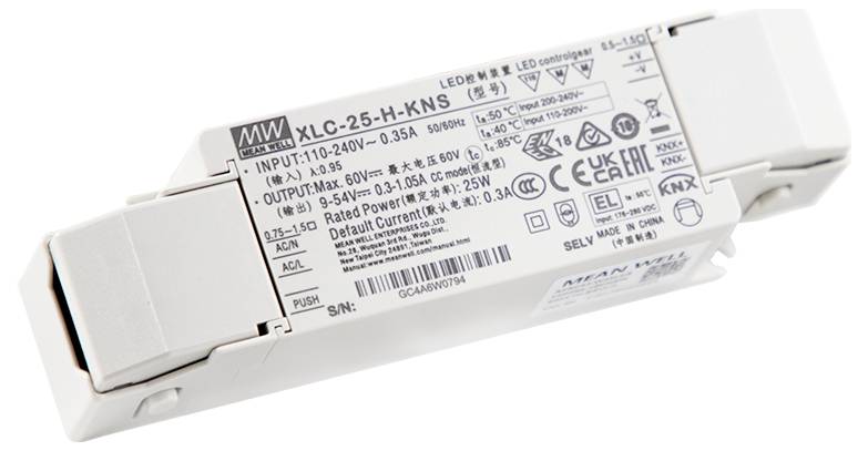 MEAN WELL LED měnič 25 W 1.05 A 54 V-0