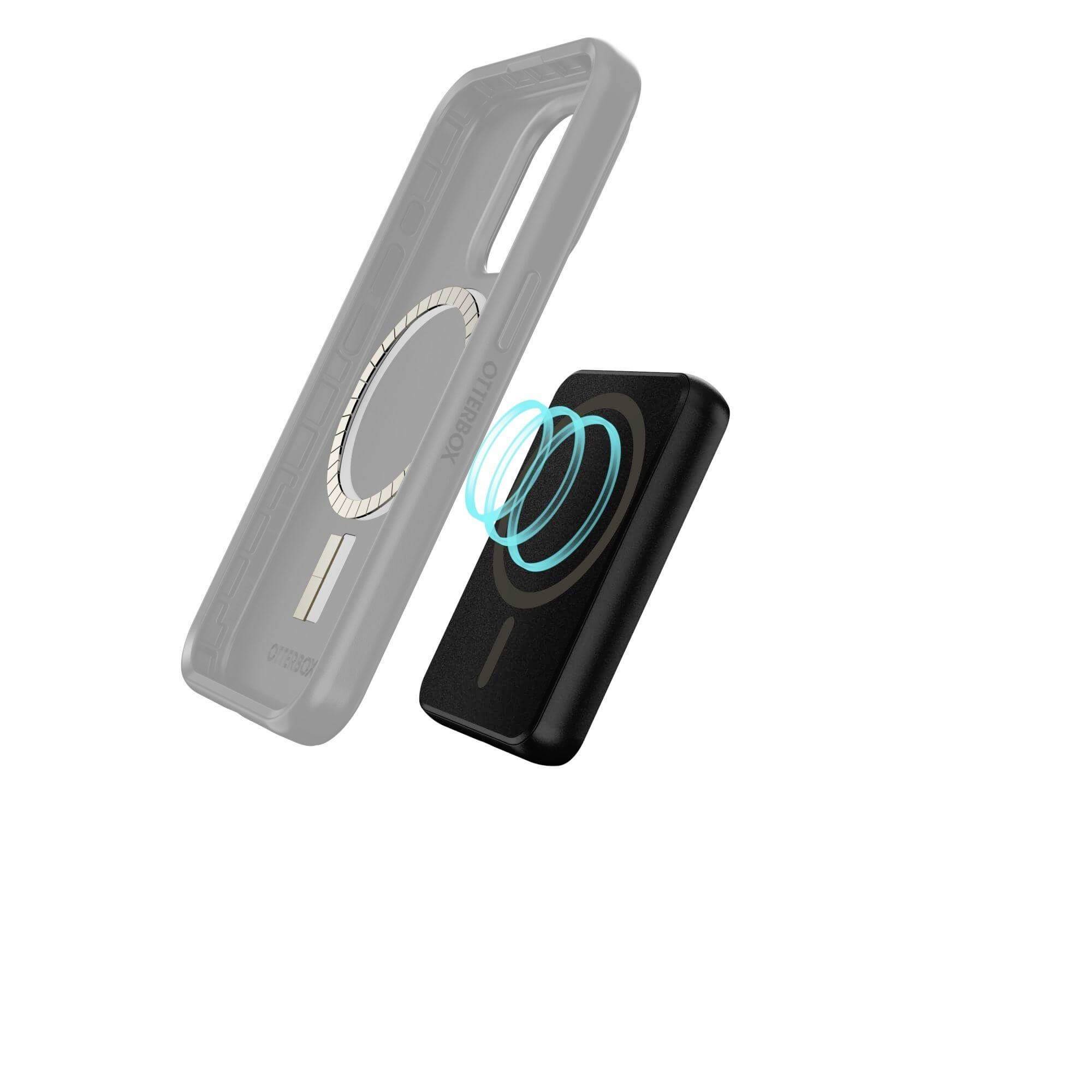 Otterbox 78-81461 powerbanka 5000 mAh, Bezdrátové nabíjení Qi, MagSafe, USB-C®, černá, Indikátor stavu-7