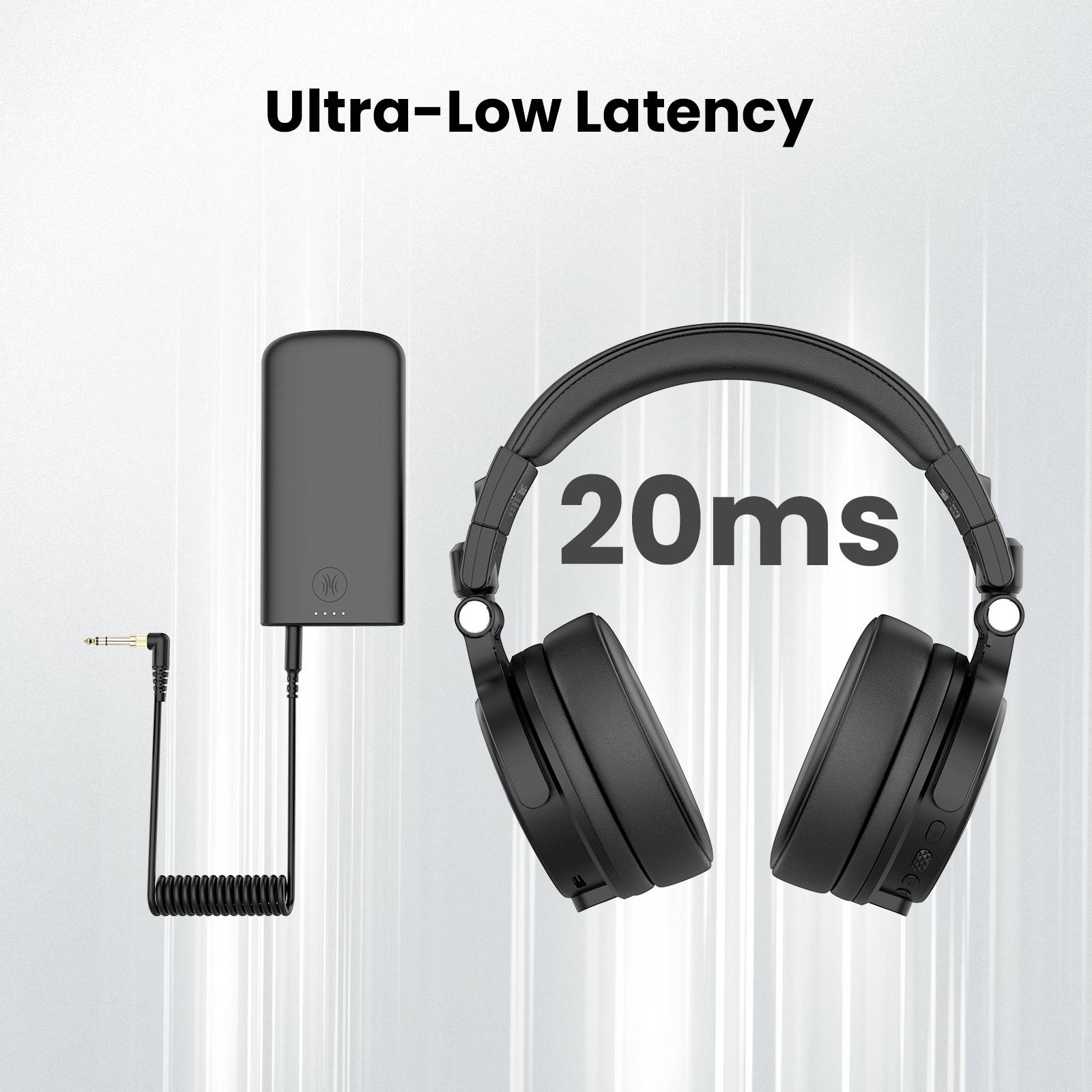 OneOdio Studio Max 1 sluchátka uzavřená (Over Ear) Bluetooth®, kabelová, Bez kabelu černá High-Resolution Audio otočná s-12
