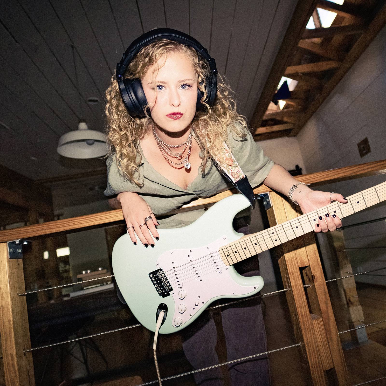 OneOdio Studio Max 1 sluchátka uzavřená (Over Ear) Bluetooth®, kabelová, Bez kabelu černá High-Resolution Audio otočná s-9
