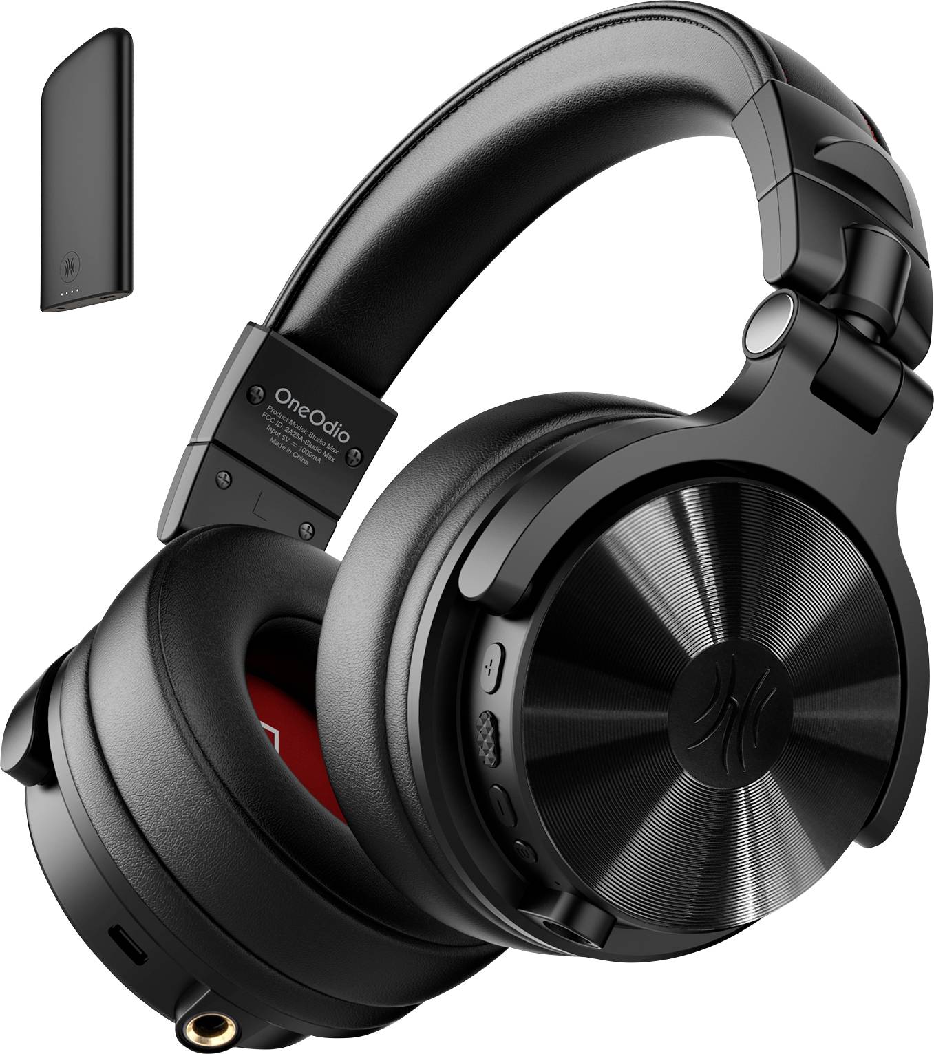 OneOdio Studio Max 1 sluchátka uzavřená (Over Ear) Bluetooth®, kabelová, Bez kabelu černá High-Resolution Audio otočná s-0
