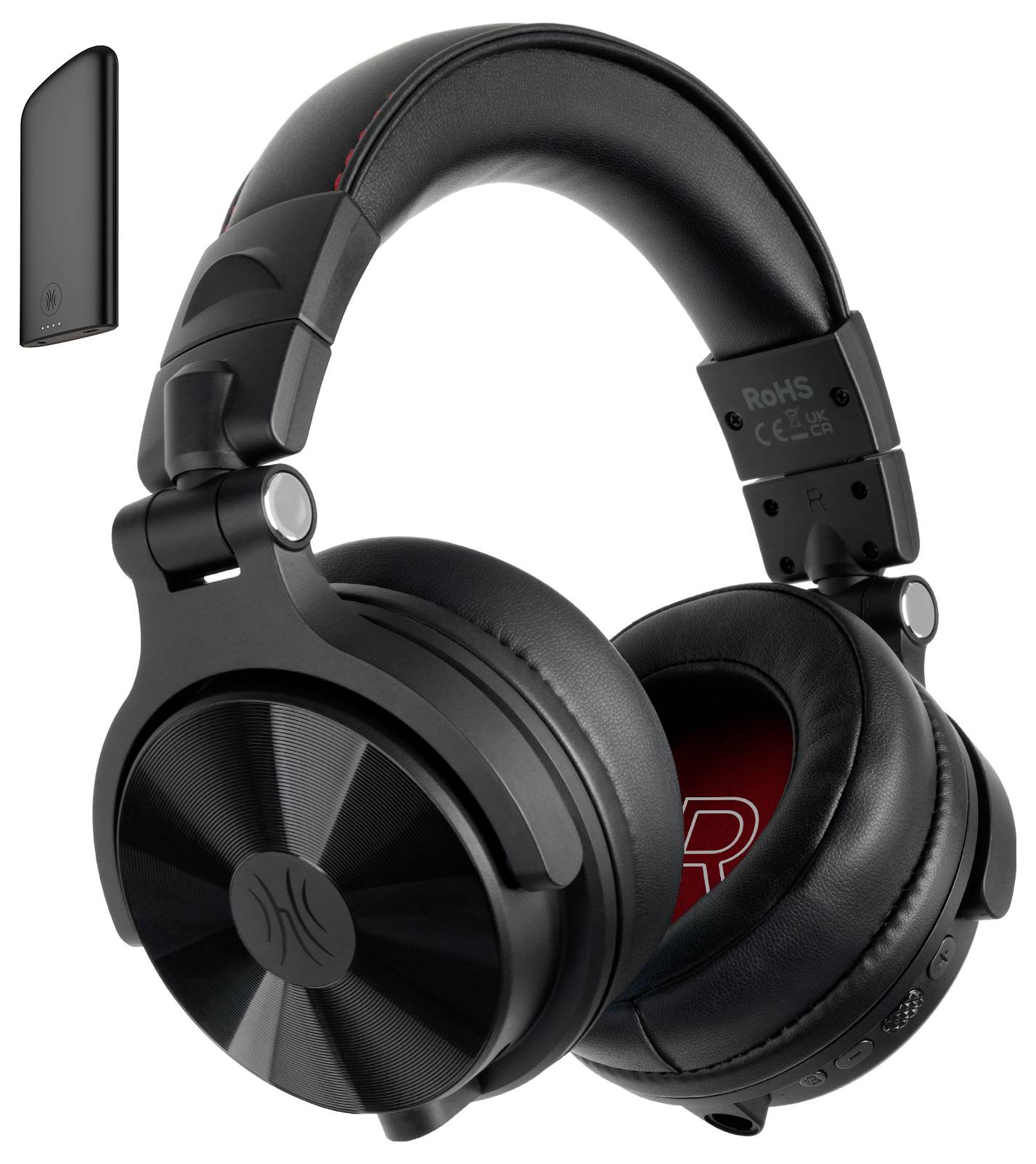 OneOdio Studio Max 1 sluchátka uzavřená (Over Ear) Bluetooth®, kabelová, Bez kabelu černá High-Resolution Audio otočná s-1