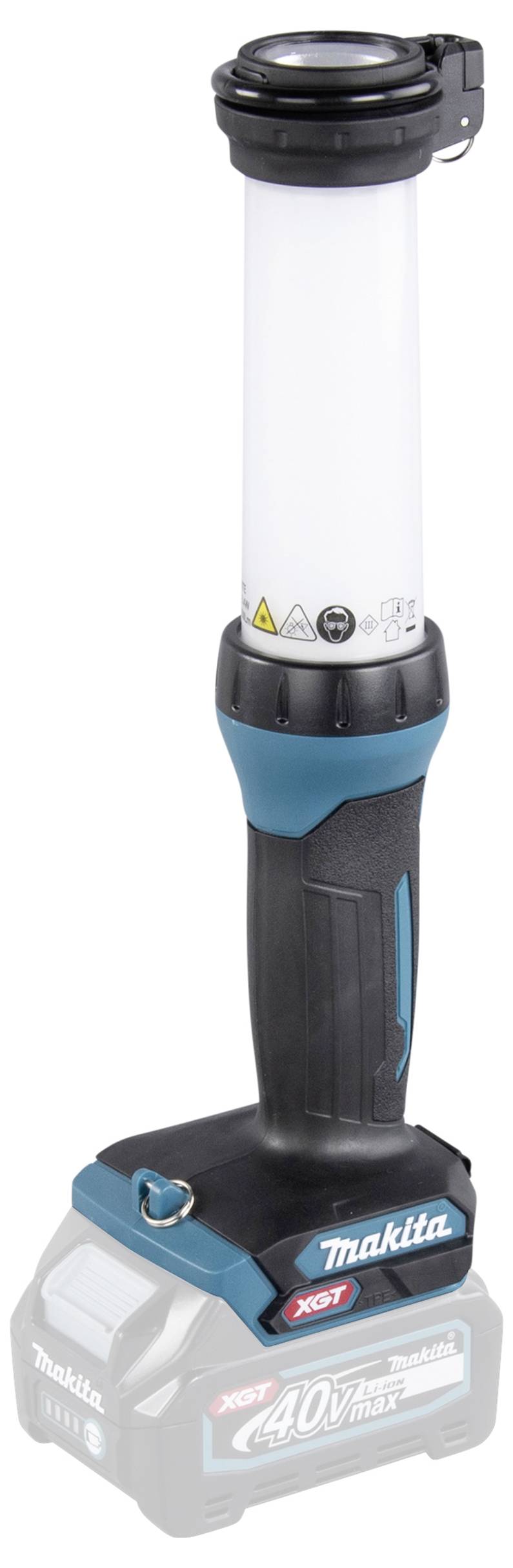 Makita ML002G Akumulátorové Makita LED dílenské svítidlo s max. 40 v (bez akumulátoru, bez nabíječky) Třída energetické -2
