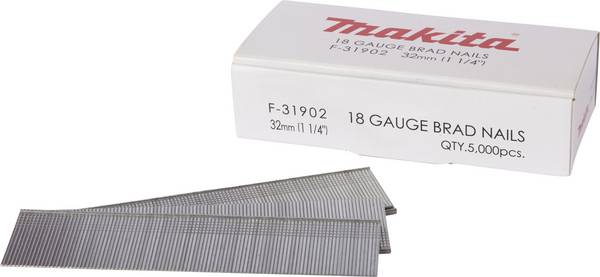 Makita F-31902 hřebíky s pěchovanou hlavou  Vnější délka 32 mm 5000 ks