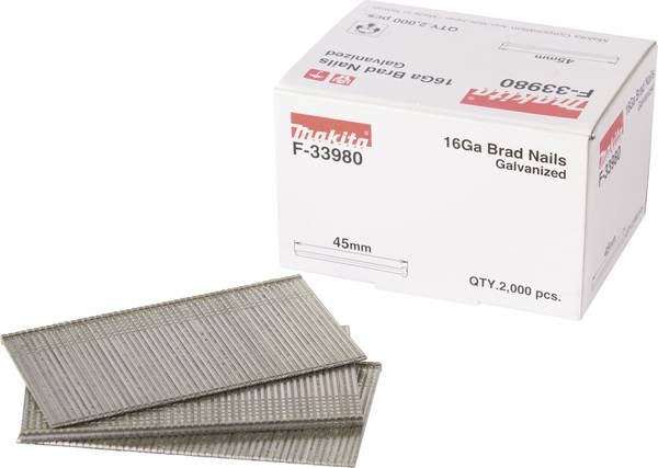 Makita F-33980 hřebíky s pěchovanou hlavou  Vnější délka 45 mm 2000 ks