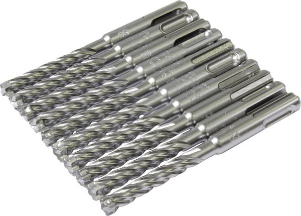 Makita  B-63367 Slinutý karbid sada spirálového vrtáku na kámen  8 mm Celková délka 115 mm SDS plus 10 ks