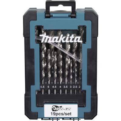 Makita D-78352 sada spirálových vrtáku do kovu 1 mm, 1.5 mm, 2 mm, 2.5 mm, 3 mm, 3.5 mm, 4 mm, 4.5 mm, 5 mm, 5.5 mm, 6 m-0