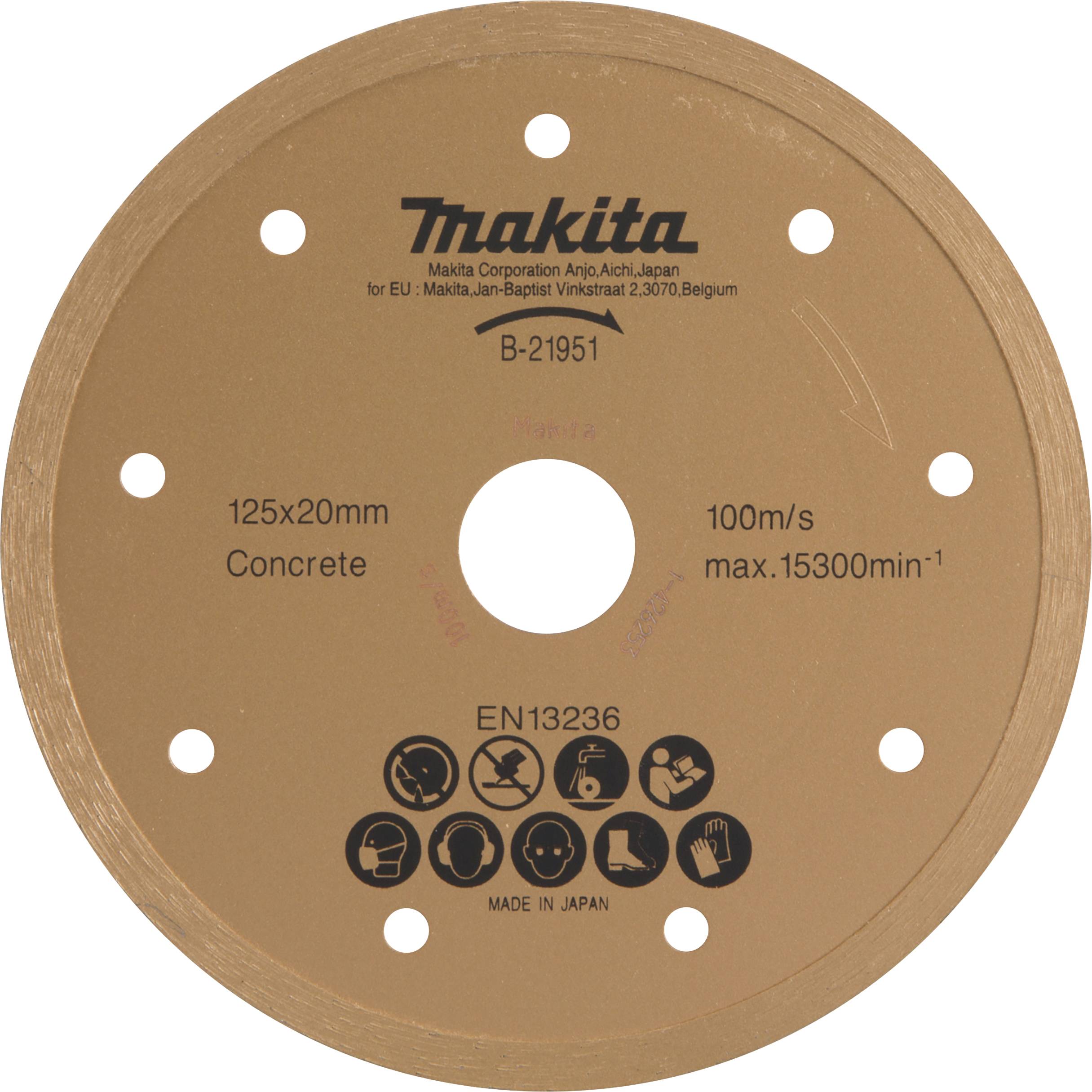 Makita B-21951 diamantový kotouč Průměr 125 mm 1 ks-0