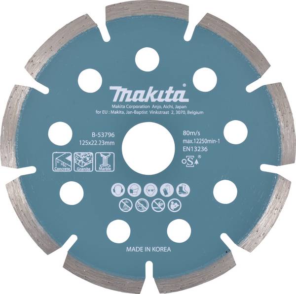 Makita B-53796 diamantový kotouč  Průměr 125 mm  1 ks