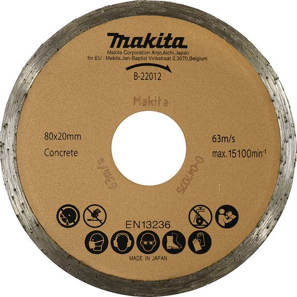 Makita B-22012 diamantový kotouč  Průměr 80 mm  1 ks