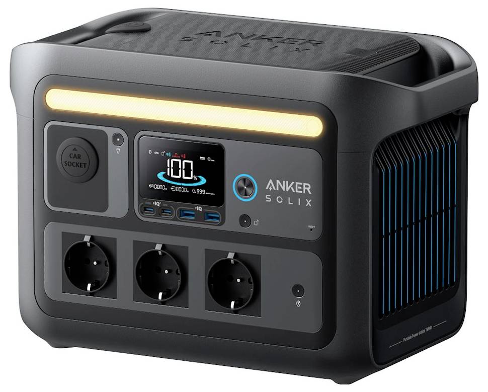 Anker SOLIX C800X Nabíjecí stanice LiFePO4 Kapesní LED svítilna, Venkovní-14