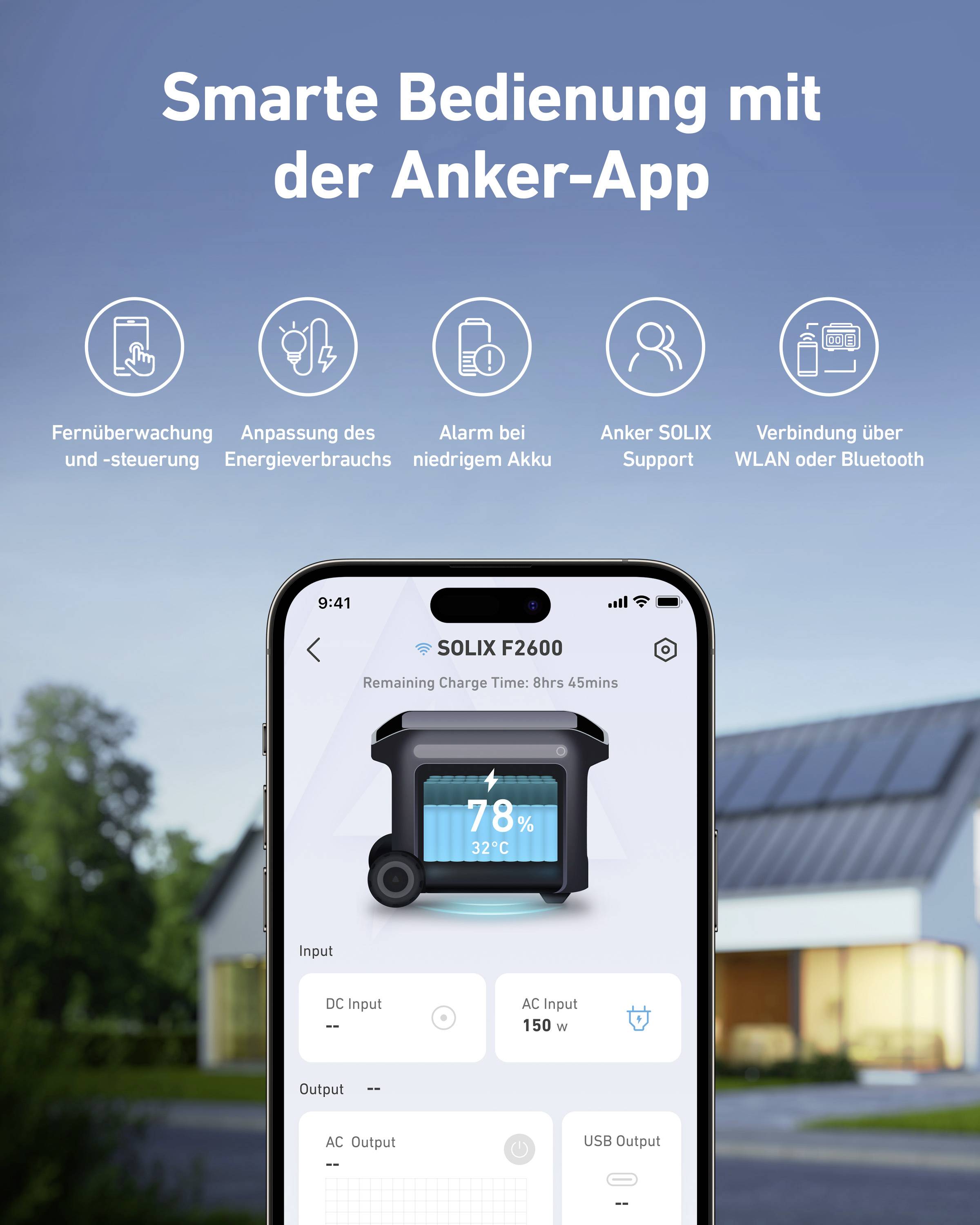 Anker SOLIX F2600 Nabíjecí stanice Fosforečnan lithno-železitý Venkovní-28