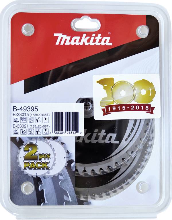 Makita B-49395 Sada Makita HM KOLÁTK. 165MM 2ks B-49395 2 ks
