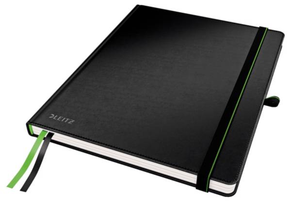 <br>  Leitz<br>  <br>  44740095<br>  poznámková kniha<br>  linkovaný<br>  černá<br>  80 listů<br>  DIN B5 <br>