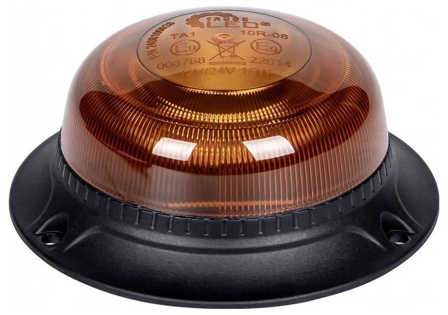 SecoRüt maják ALR0203 12 V/DC, 24 V/DC přes palubní síť pevná montáž, k přišroubování oranžová-0