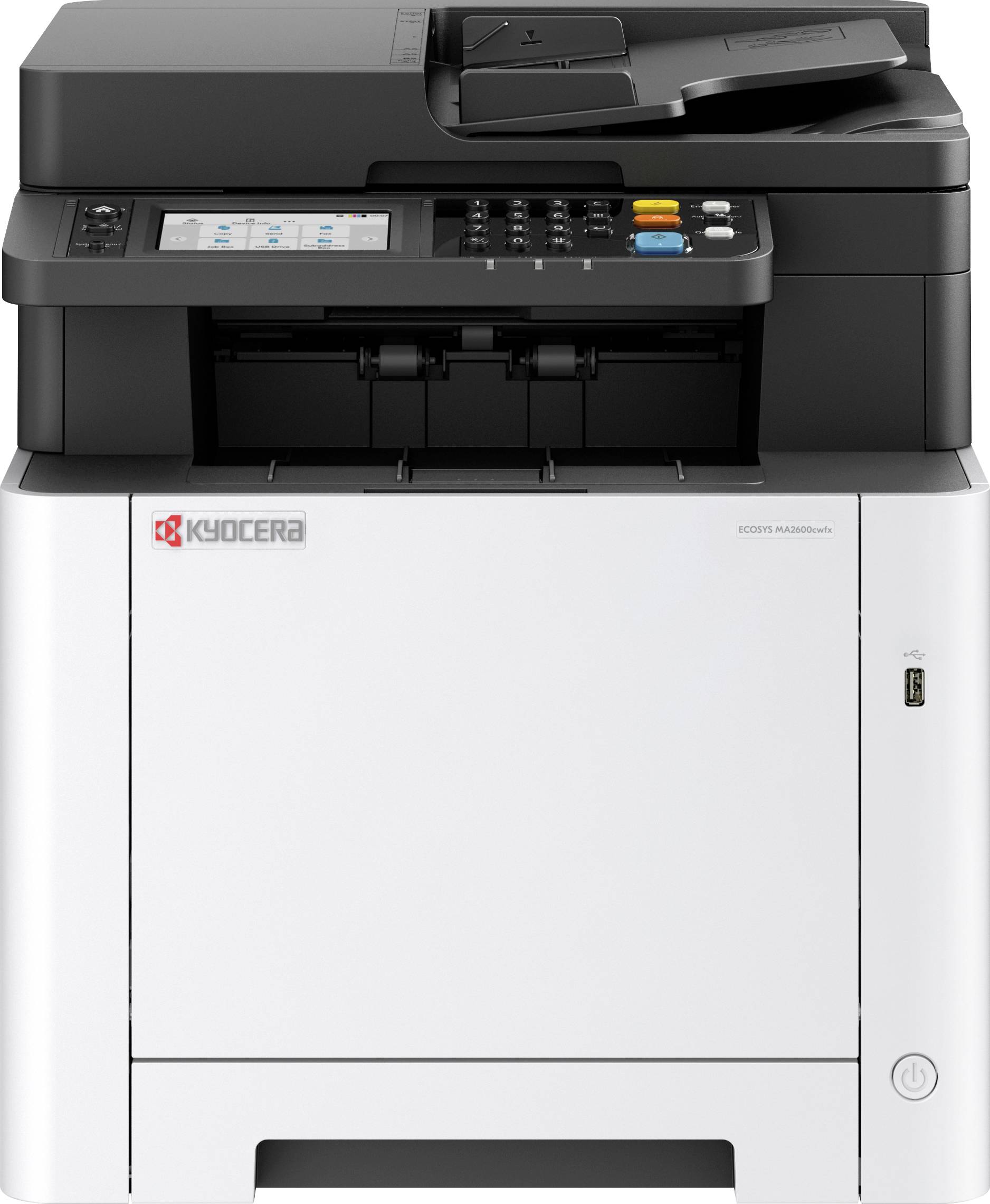 Kyocera ECOSYS MA 2600 cwfx multifunkční tiskárna laserová barevná A4 tiskárna, skener, kopírka, fax LAN, Wi-Fi, USB, du-1
