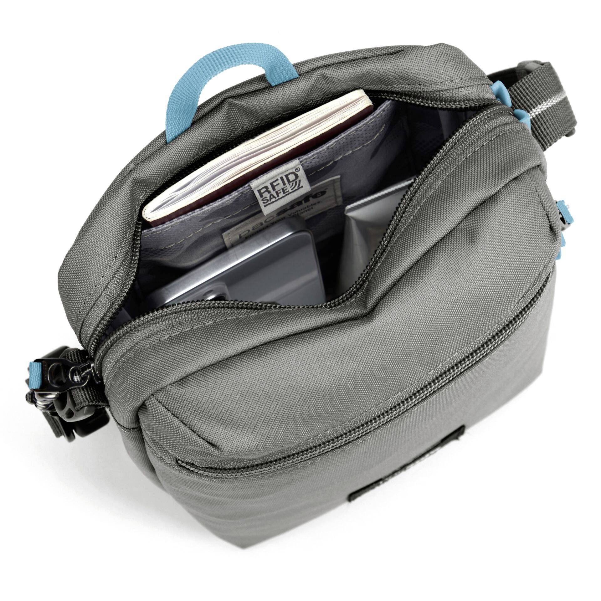 Pacsafe taška přes rameno GO Festival Crossbody stone 35170146 1 ks-9