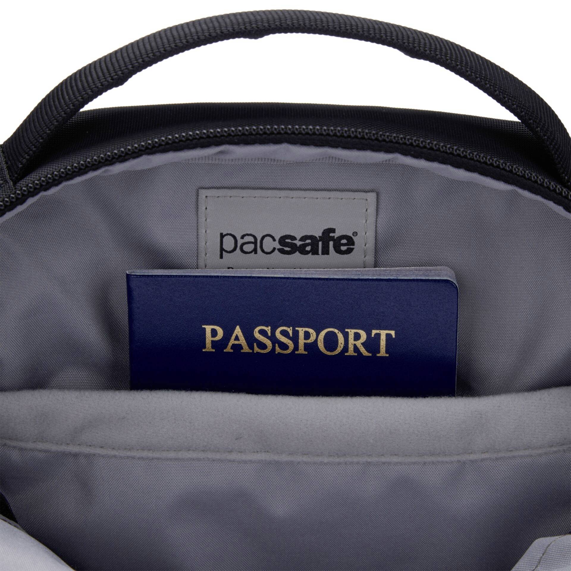 Pacsafe brašna na notebooky V Tour Crossbody schwarz, max. 27,9 cm (11") , černá-10