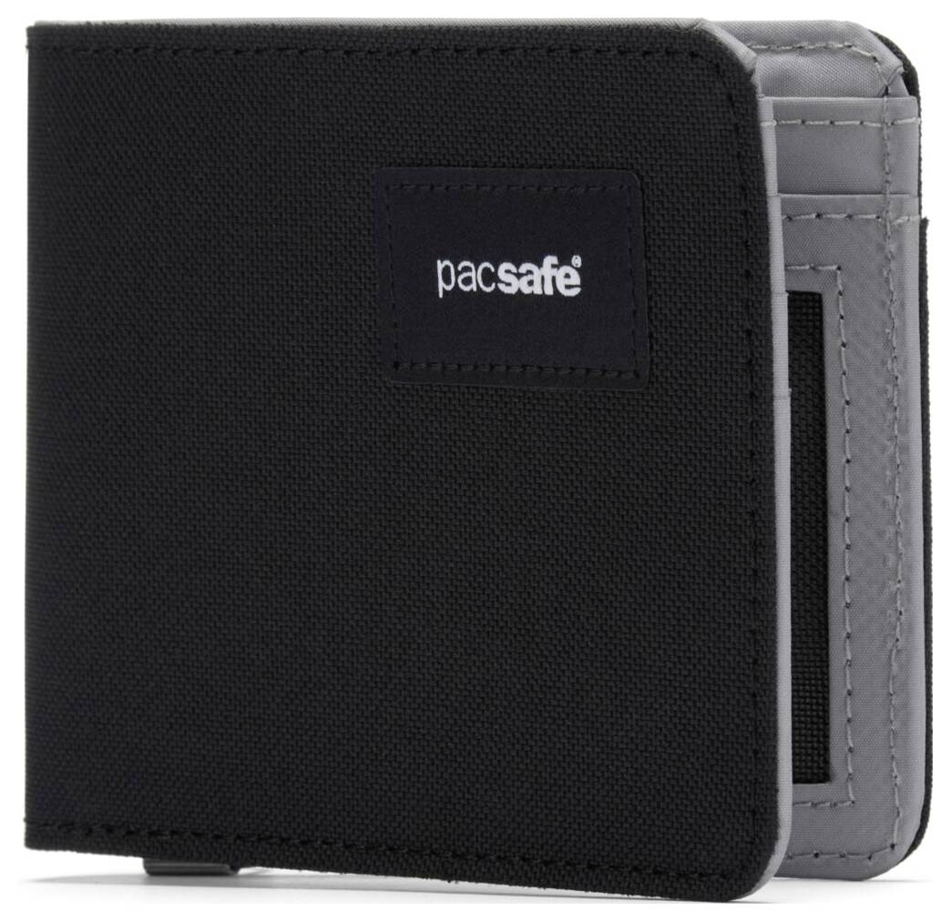 Pacsafe RFIDsafe Bifold Wallet peněženka, (d x š x v) 1 x 10.5 x 9 cm, černá, 11000130-1