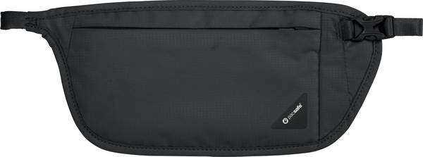 Pacsafe Coversafe V100 Hüftbeutel taštička na opasek, (d x š) 27.5 cm x 13 cm, černá, 10142100