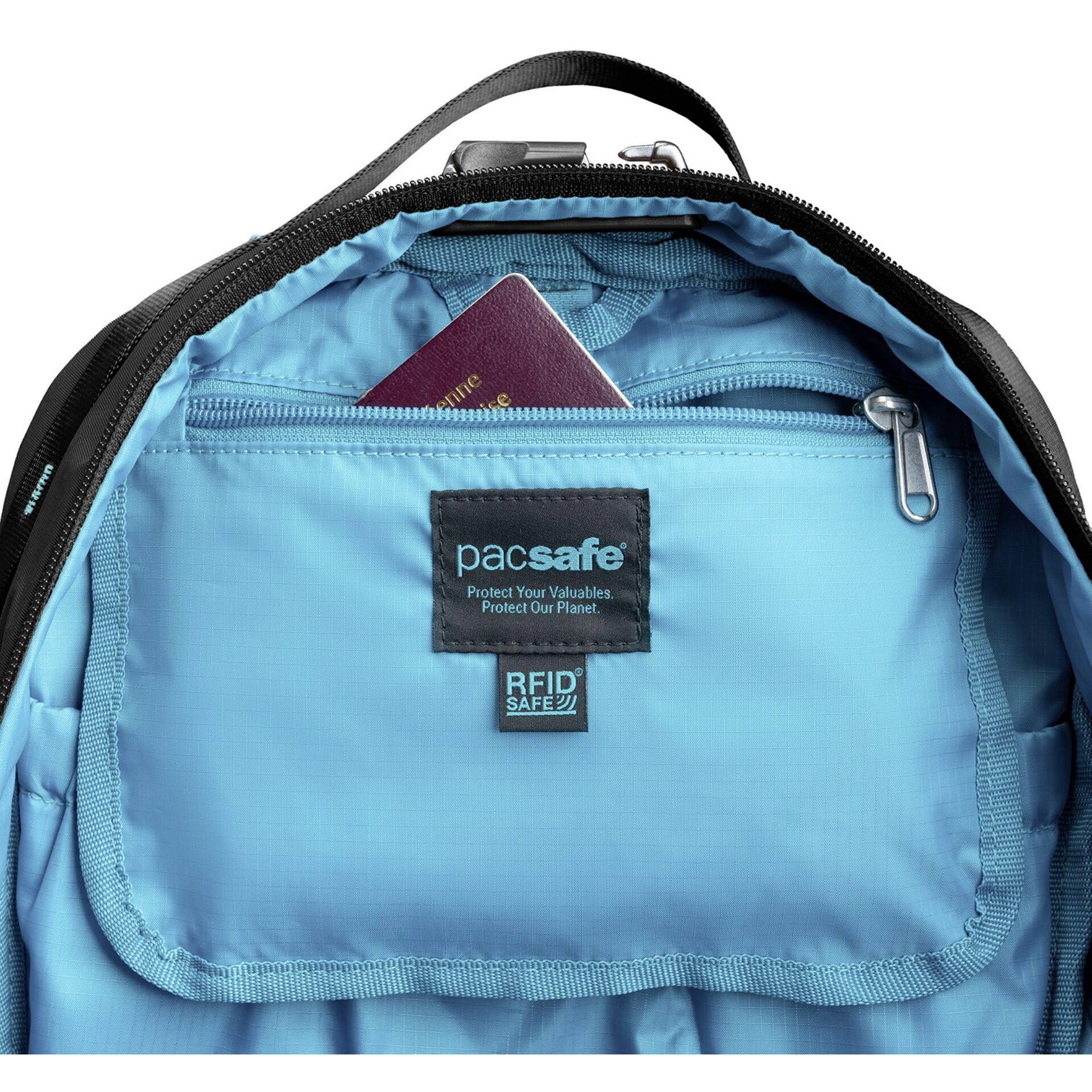 Pacsafe batoh na notebooky ECO 18L anti-theft backpack, max. 33,0 cm (13") , černá-9