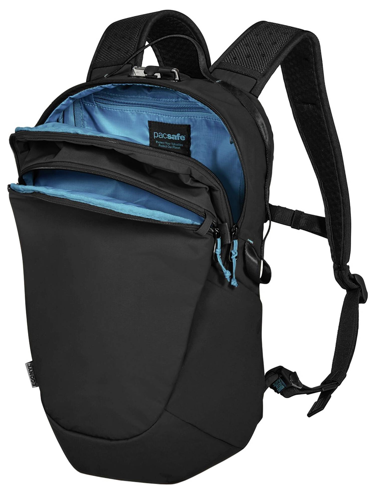Pacsafe batoh na notebooky ECO 18L anti-theft backpack, max. 33,0 cm (13") , černá-4