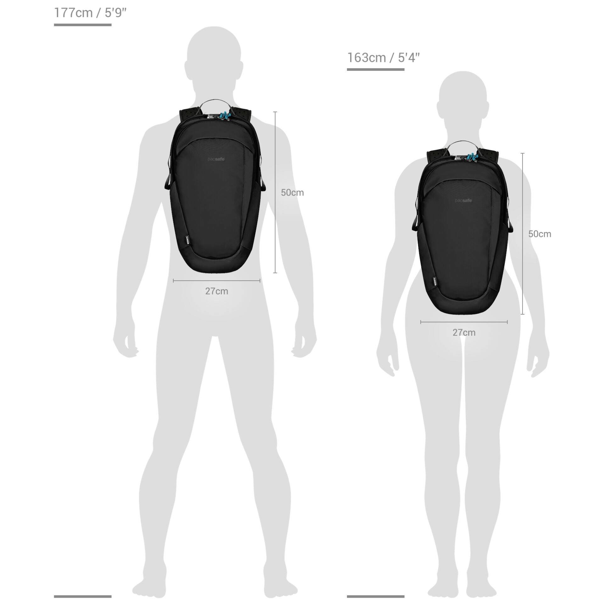 Pacsafe batoh na notebooky ECO 25L anti-theft backpack, max. 40,6 cm (16") , černá-11