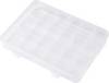 TRU COMPONENTS TC-SG18-012 krabička na malé součástky (d x š x v) 200 x 160 x 30 mm přihrádek: 18 variabilní rozčlenění Obsah 1 ks