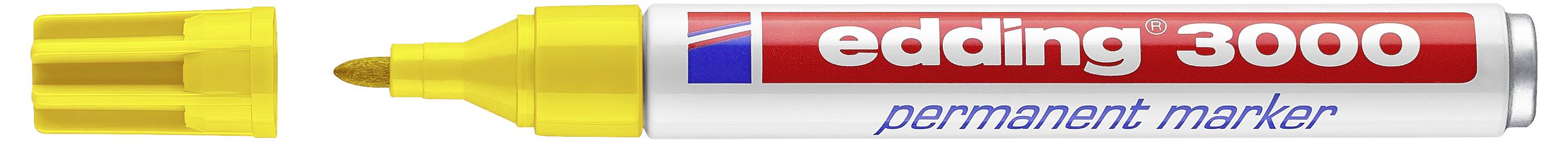 Edding e3000 4-3000005 permanentní popisovač žlutá Vodotěsné: Ano-4