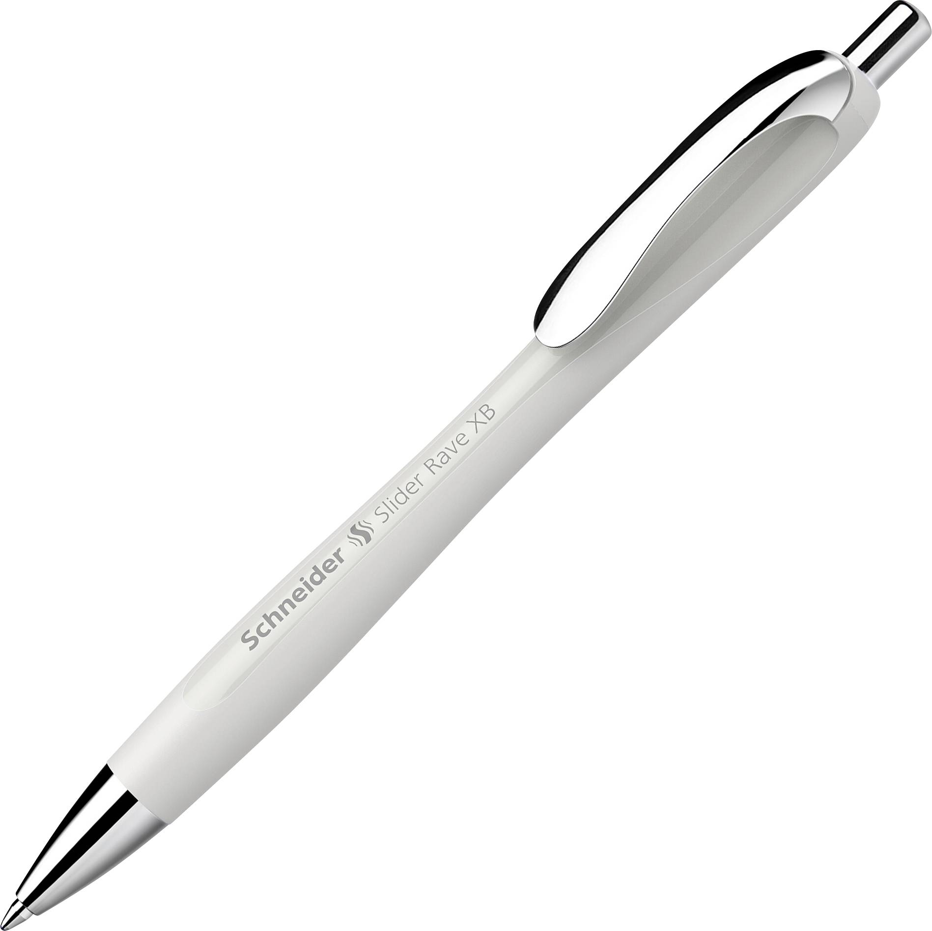 Schneider Schreibgeräte Slider Rave silver grey, Mine Slider 755 XB blau 132512 kuličkové pero Barva písma: modrá 1 ks-0