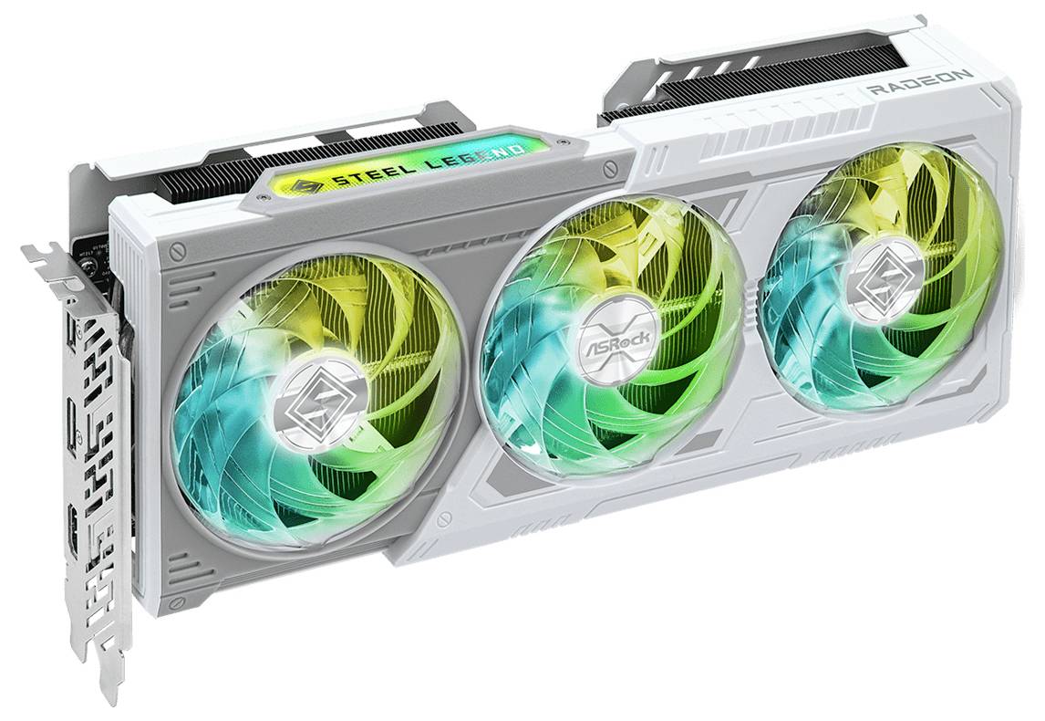 ASRock grafická karta AMD Radeon RX 9060 XT Radeon RX 9060 XT 16 GB GDDR6-RAM PCIe x16 HDMI™ RGB osvětlení-2