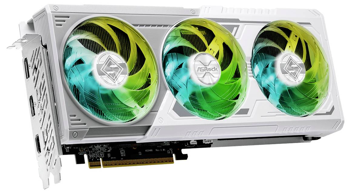 ASRock grafická karta AMD Radeon RX 9060 XT Radeon RX 9060 XT 16 GB GDDR6-RAM PCIe x16 HDMI™ RGB osvětlení-3
