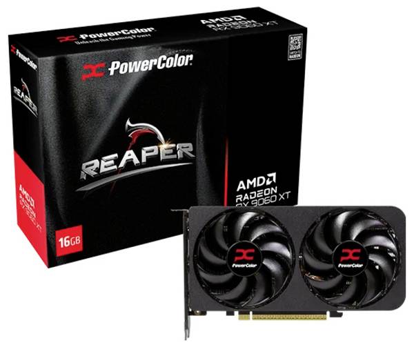 Powercolor grafická karta AMD Radeon RX 9060 XT Radeon RX 9060 XT  16 GB GDDR6-RAM  PCIe x16  HDMI™
