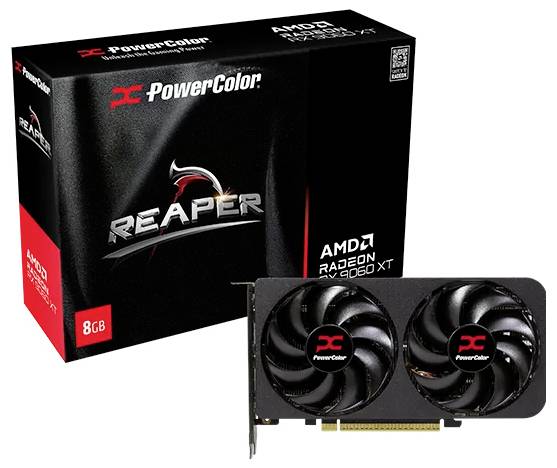 Powercolor grafická karta AMD Radeon RX 9060 XT Radeon RX 9060 XT 8 GB GDDR6-RAM PCIe x16-0