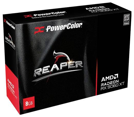 Powercolor grafická karta AMD Radeon RX 9060 XT Radeon RX 9060 XT 8 GB GDDR6-RAM PCIe x16-1
