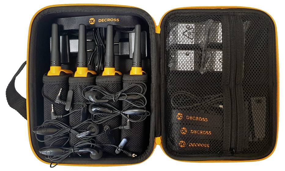 DECROSS DC93 Quad EU Orange 4er-Set DC9318716304001 PMR radiostanice-1