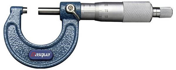 Dasqua  4111-8105 vnější měřicí šroub   0 - 25 mm Odečet: 0.01 mm