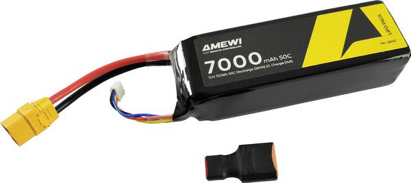 Amewi 28147 akupack Li-Pol (modelářství), 11.1 V, 7000 mAh, články 3, Hardcase, XT90