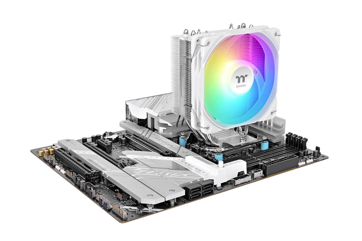 Thermaltake UX400 ARGB White Air cooler chladič procesoru s větrákem Intel® 1851, Intel® 1700, Intel® 1200, Intel® 1156,-12