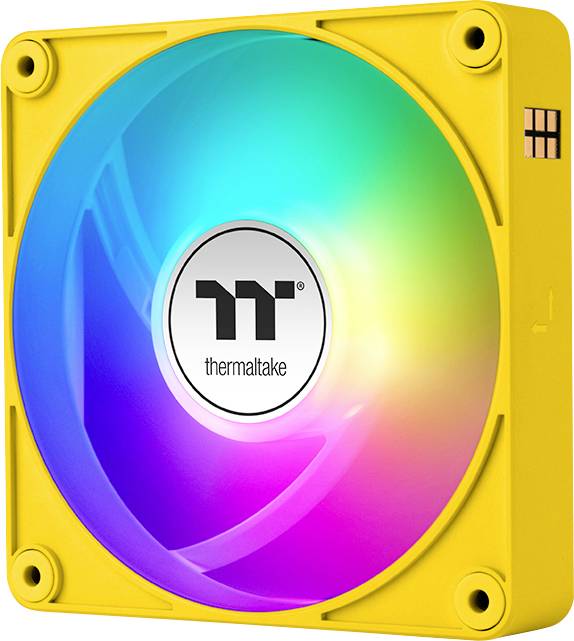 Thermaltake CT120 EX Reverse ARGB Sync PC Cooling Fan Bumblebee 3 Pack PC větrák s krytem žlutá (š x v x h) 120 x 120 x -0